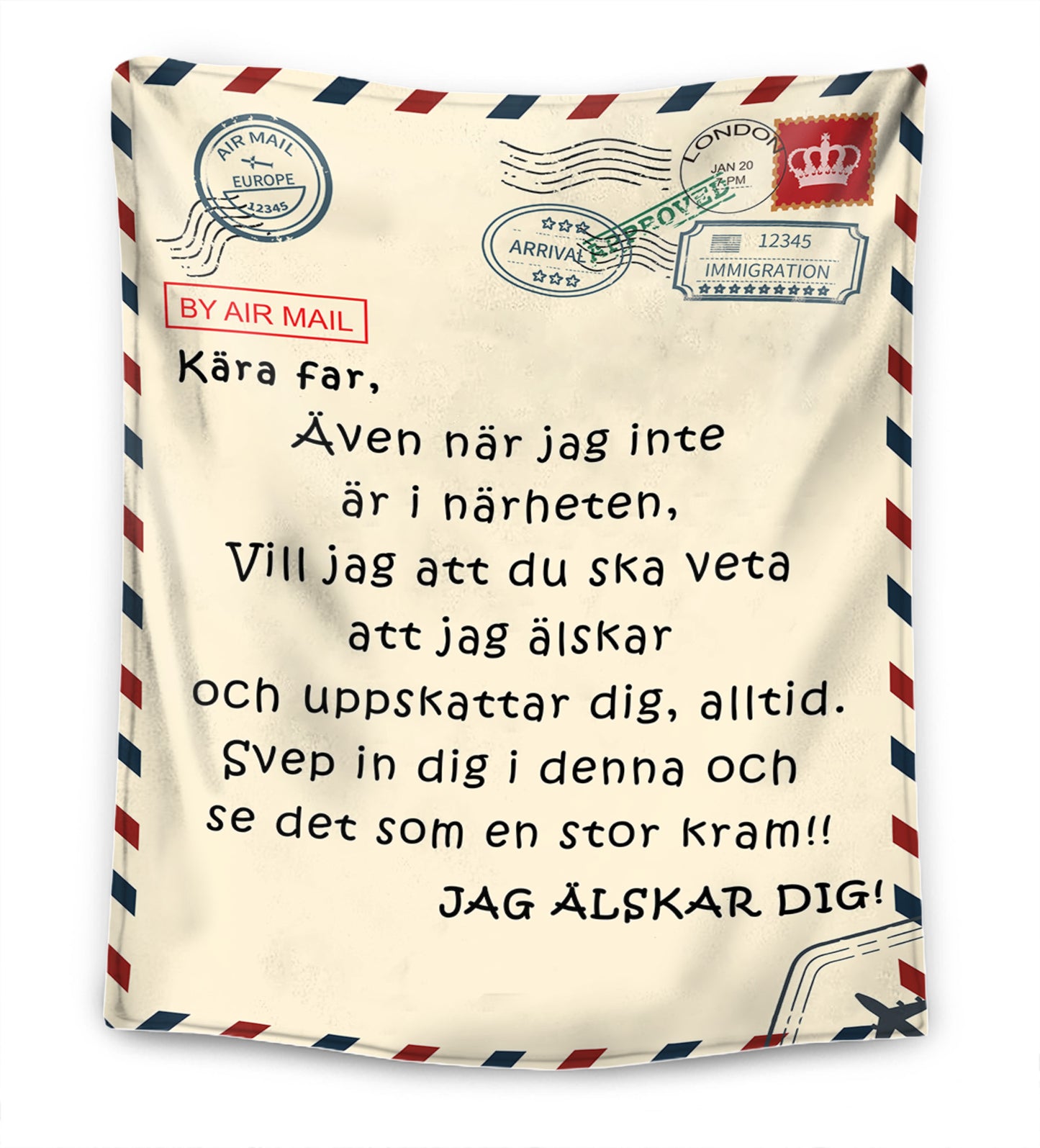 Till min Mamma /Pappa - Premium Filt™