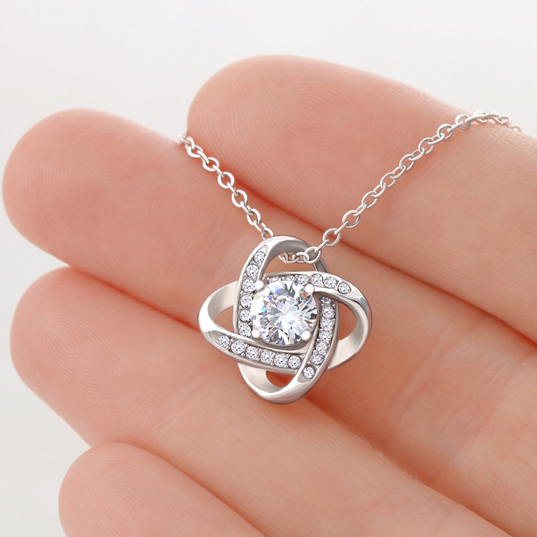 Till min vackra dotter – Love Knot™ Halsband