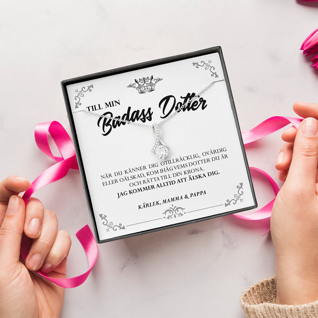 Till min Badass Dotter - Alluring Beauty™ Halsband