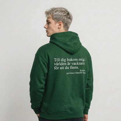 Du är bra som du är hoodie
