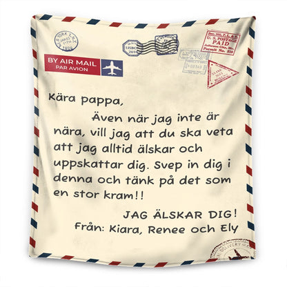 Till min mamma/pappa - Personlig Premium Filt