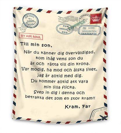 Far/Pappa - För min Dotter / För min Son - Premiumfilt™