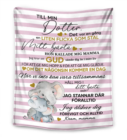 Jag älskar dig för alltid - Mor/Mamma - för min dotter/för min son - Premiumfilt™