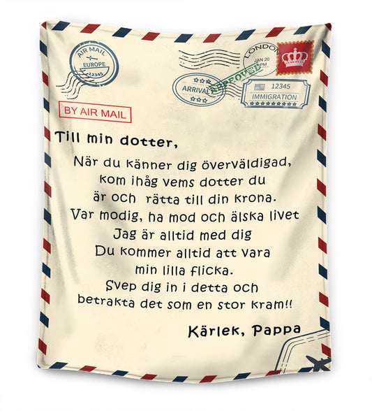 Far/Pappa - För min Dotter / För min Son - Premiumfilt™