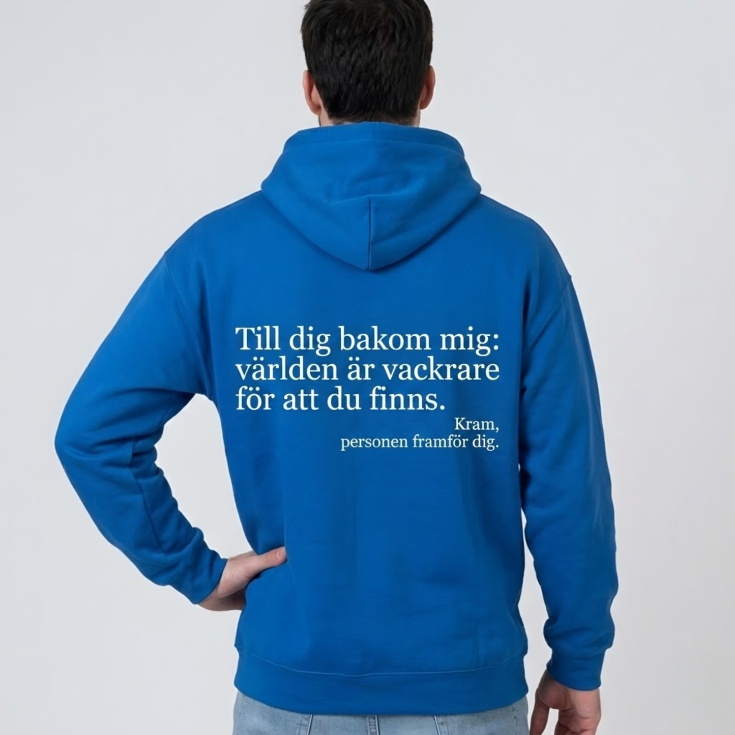 Du är bra som du är hoodie